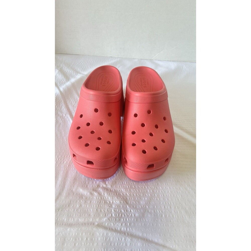 Crocs SIREN CLOG High-Heeled Platform Shoes Barbie-Core Wmns Sz 12, Mens Sz 10